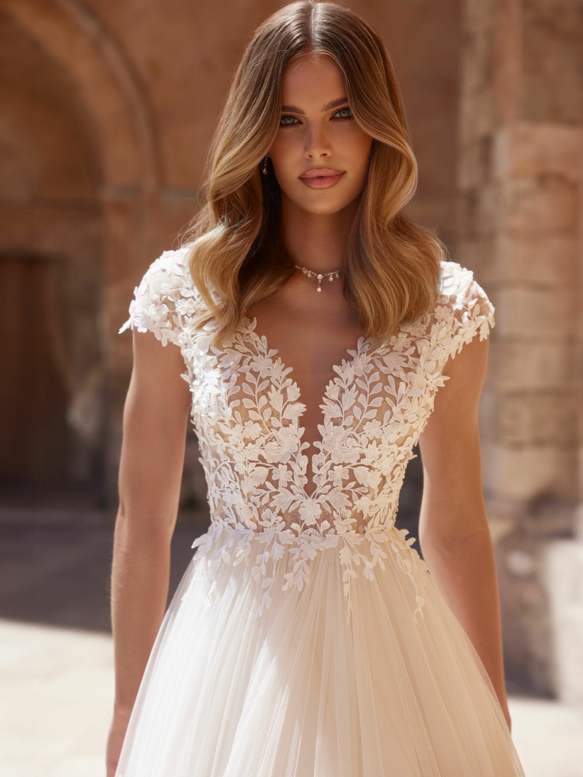 robe de mariée bianco evento ROZALIA