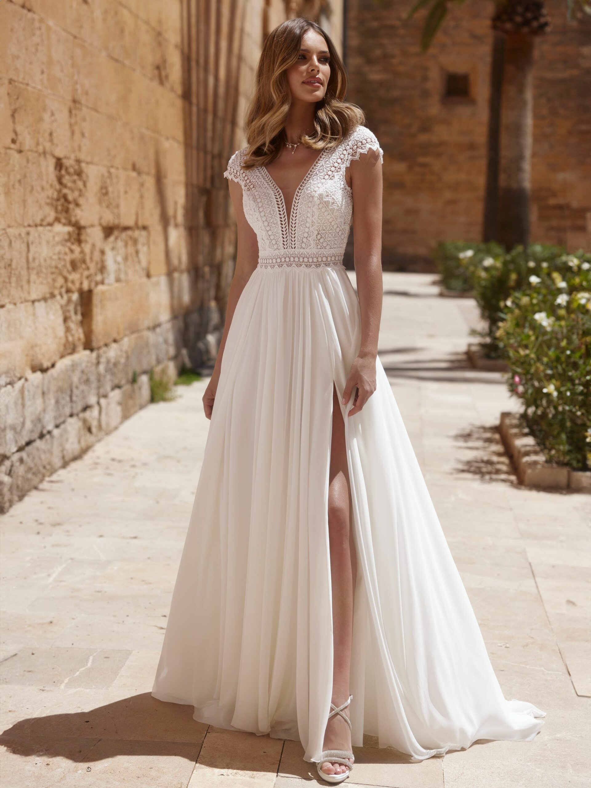 robe de mariée bianco evento WARYS