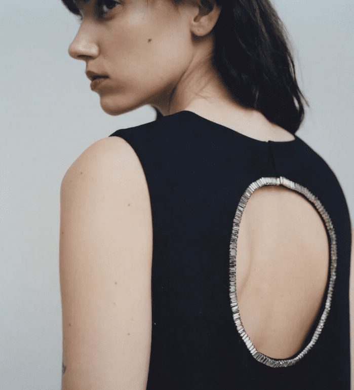 Robe sans manche rond dos IKKS BZ30665 – Image 3
