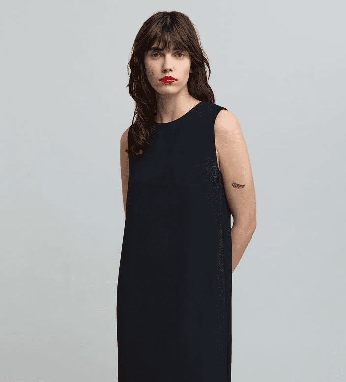 Robe sans manche rond dos IKKS BZ30665 – Image 2