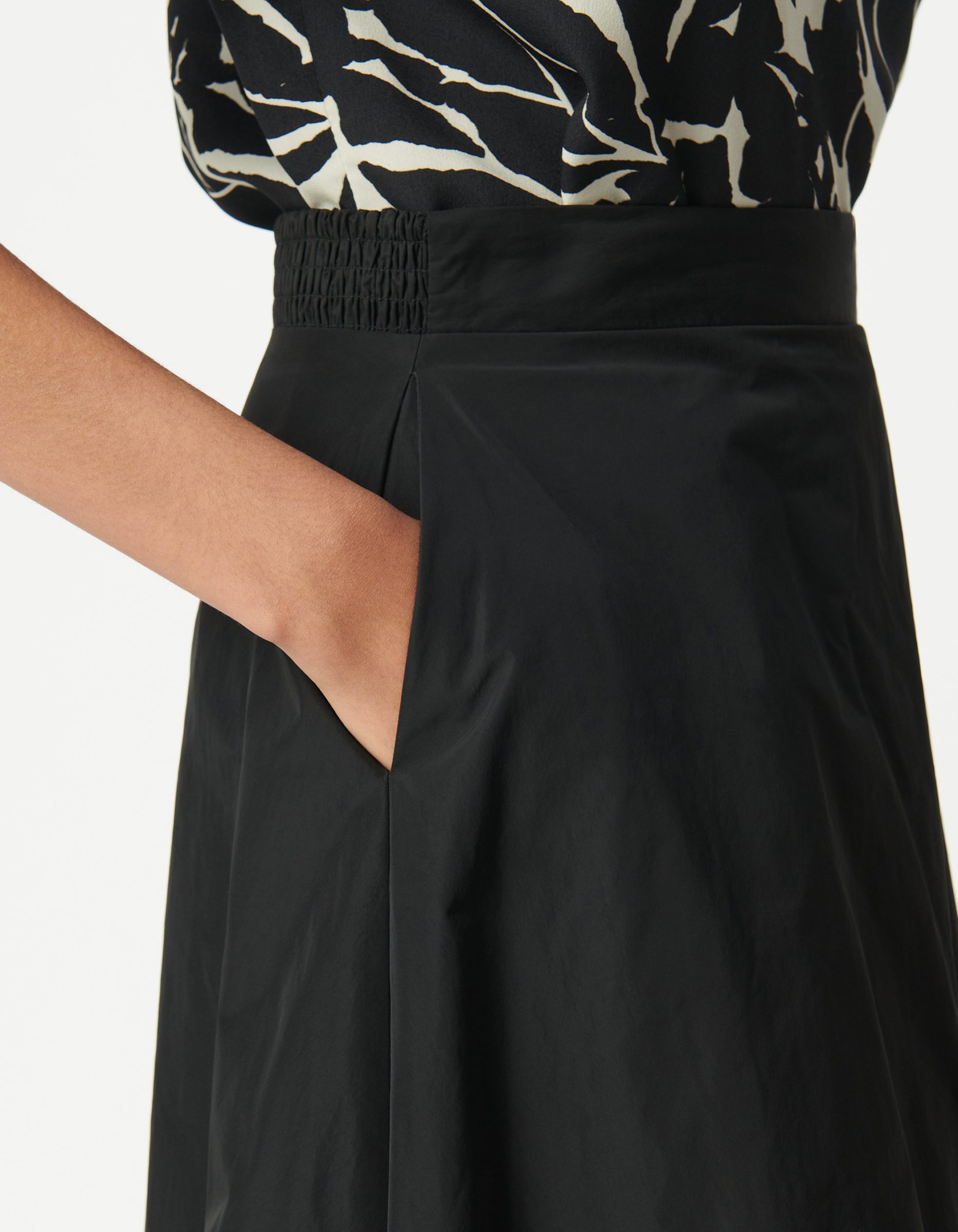127175-2 Jupe taffetas longue IKKS B127175