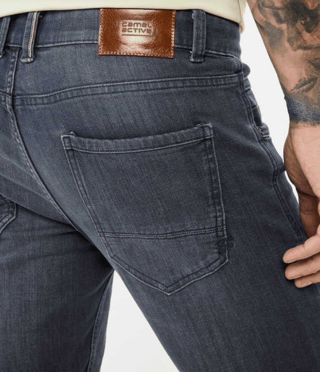 488s03 Jean slim camel active 488S03