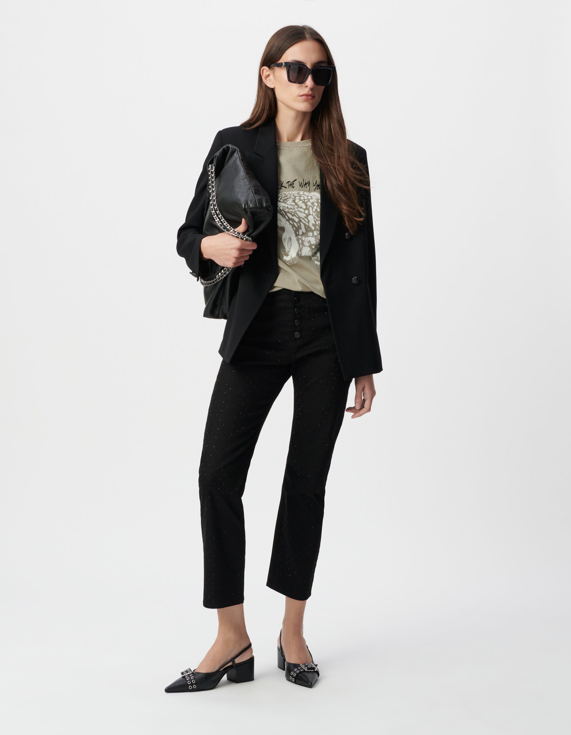 b129085 jean à strass IKKS B129085