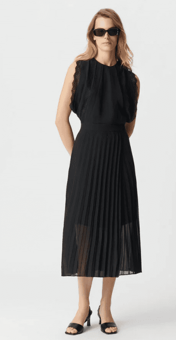 robe longue plissée IKKS B130665