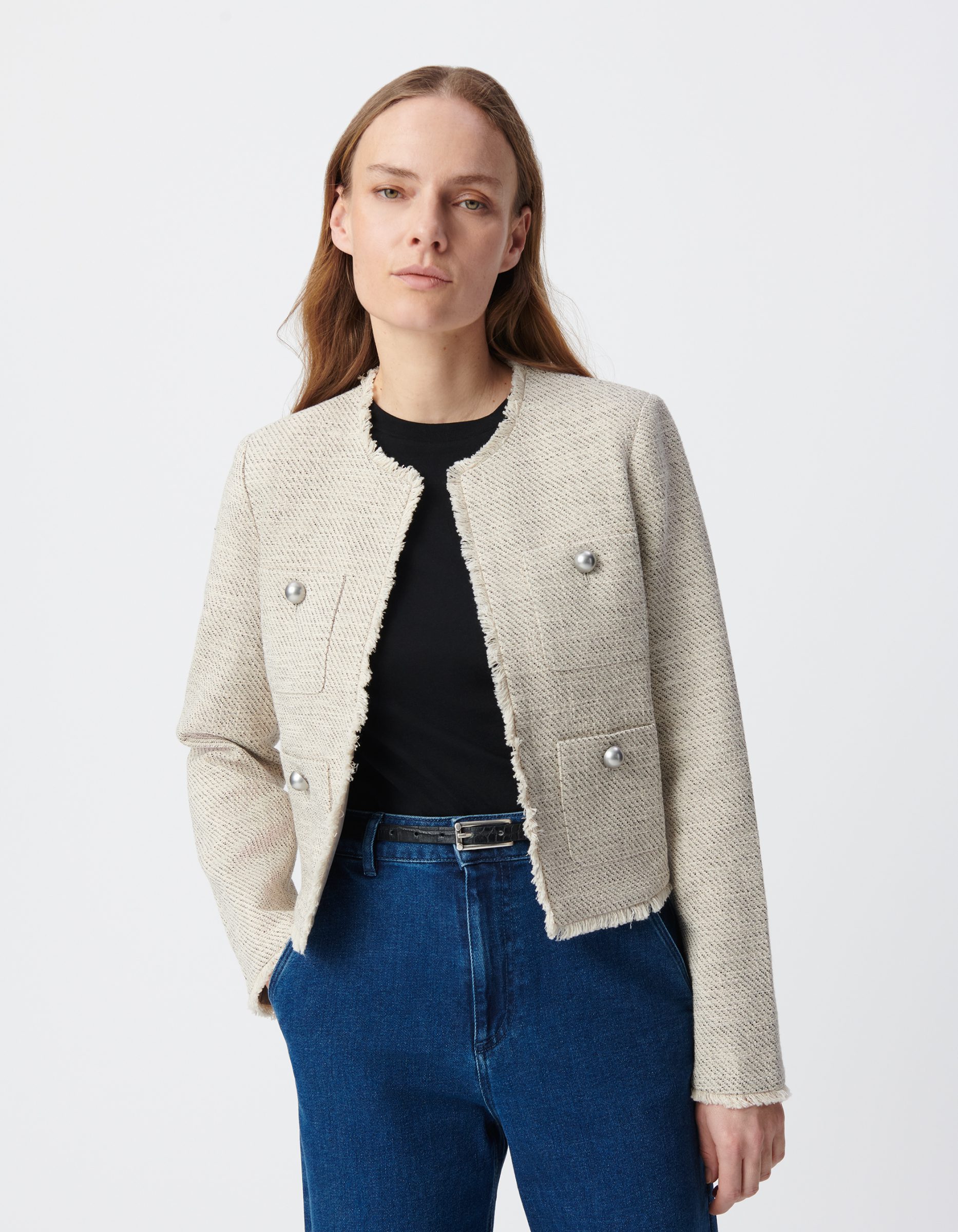 140135 Veste nattée IKKS B140135