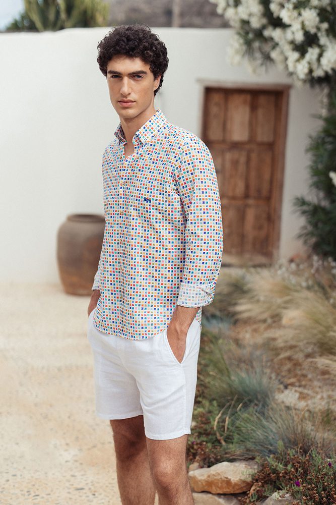 CUBILLA 1051 - 13 copia Chemise imprimée Dario Beltran