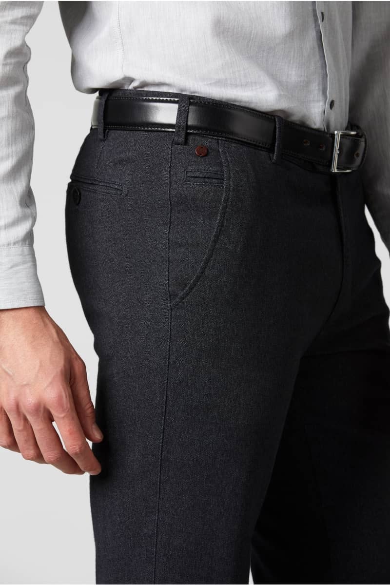 Pantalon chino aspect laine MEYER Bonn 2-5585