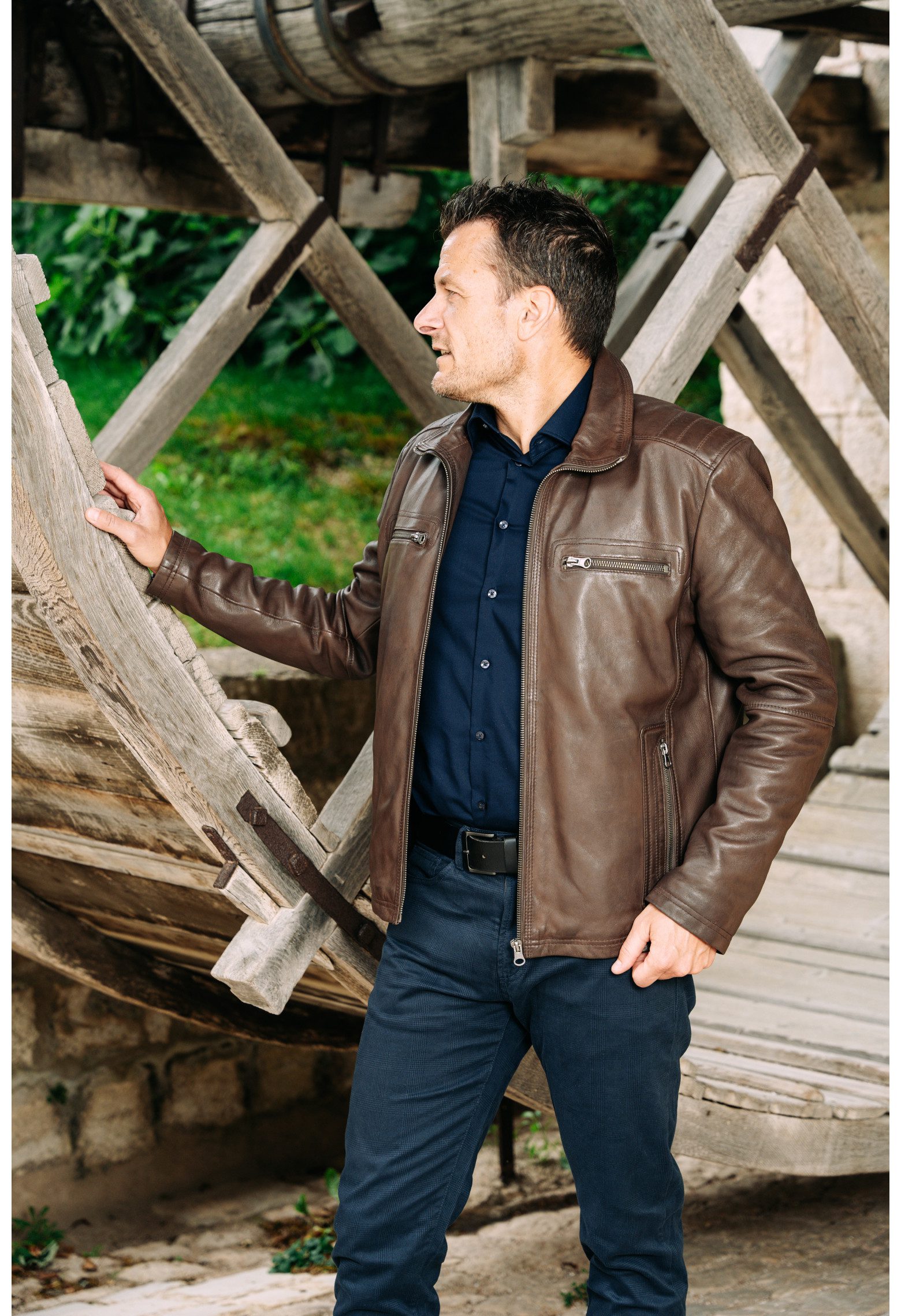 Blouson cuir Hafnium BOSTON CU2 – Image 2