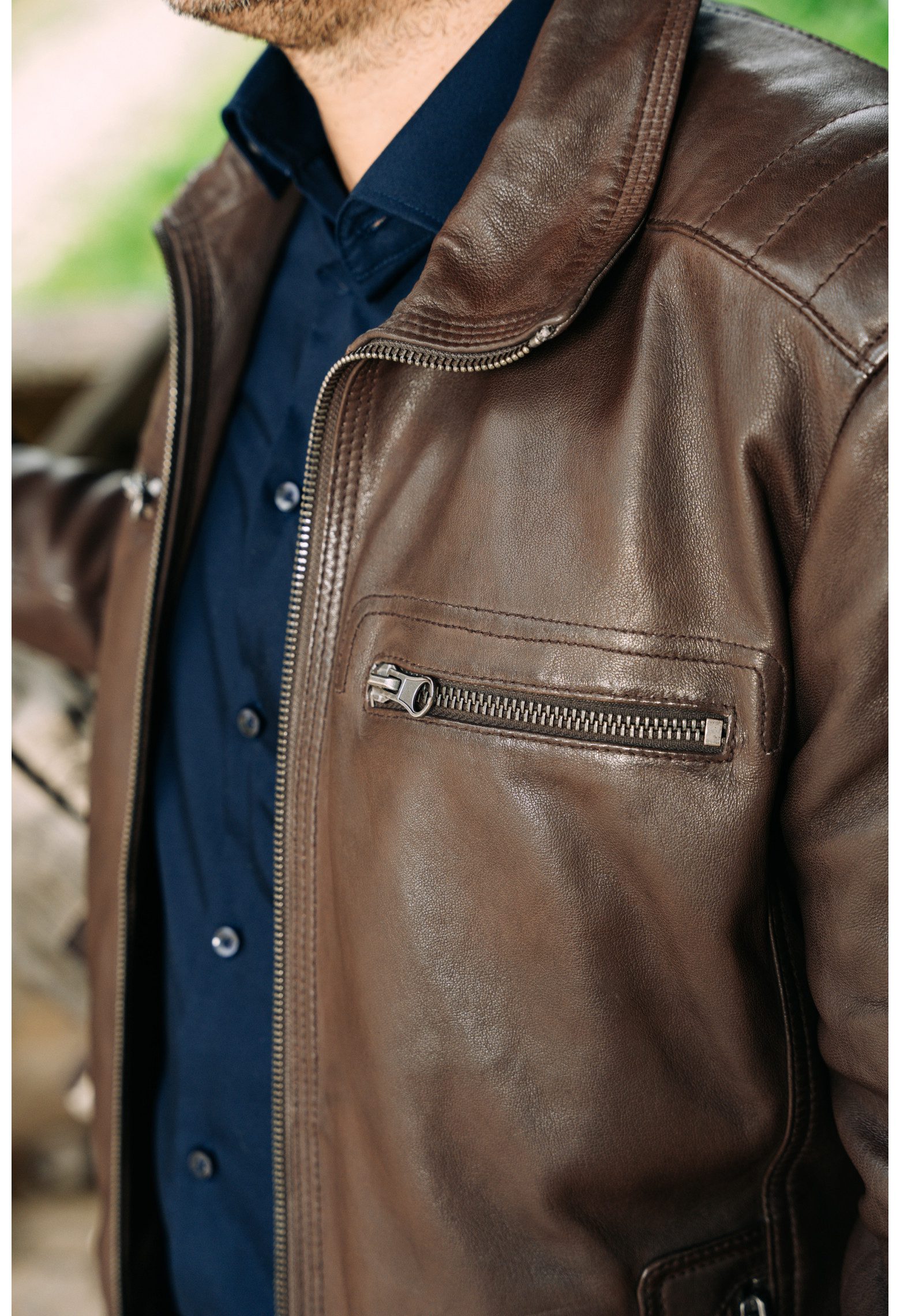Blouson cuir Hafnium BOSTON CU2 – Image 3