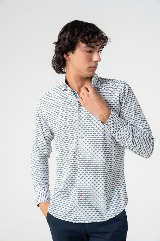252 020 1 - 3 copia Chemise imprimé baskets surf car 252020