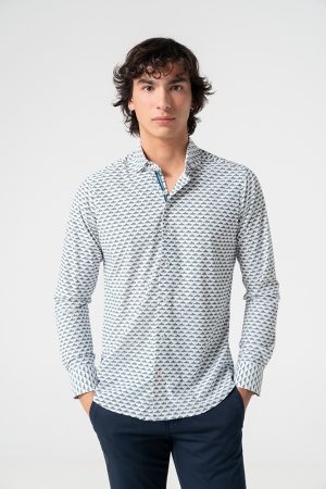 Chemise imprimé baskets surf car 252020