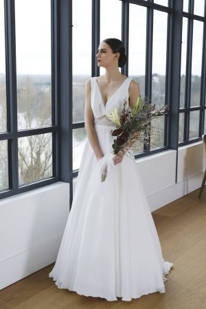 Robe de mariée ADELE collection Créations Bochet