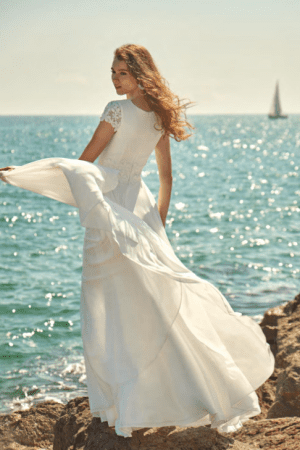 Robe de mariée R0695H collection Créatif Paris