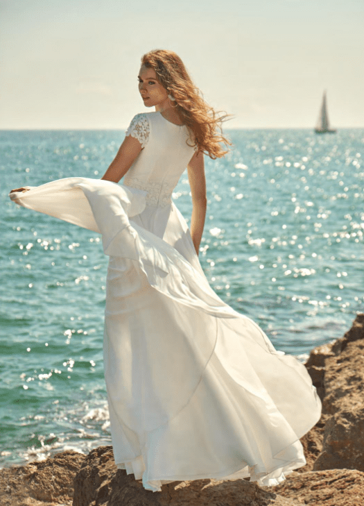Robe de mariée R0695H collection Créatif Paris