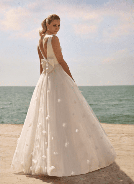 Robe de mariée R0695H collection Créatif Paris