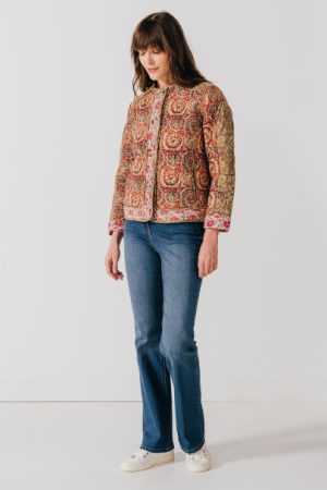 Veste imprimée c'est beau la vie