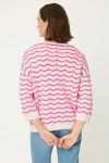 Pull motif vague Olsen 11004835