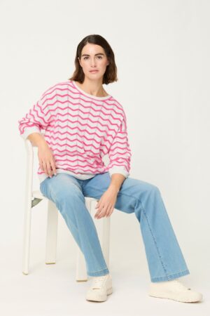 Pull motif vague Olsen 11004835
