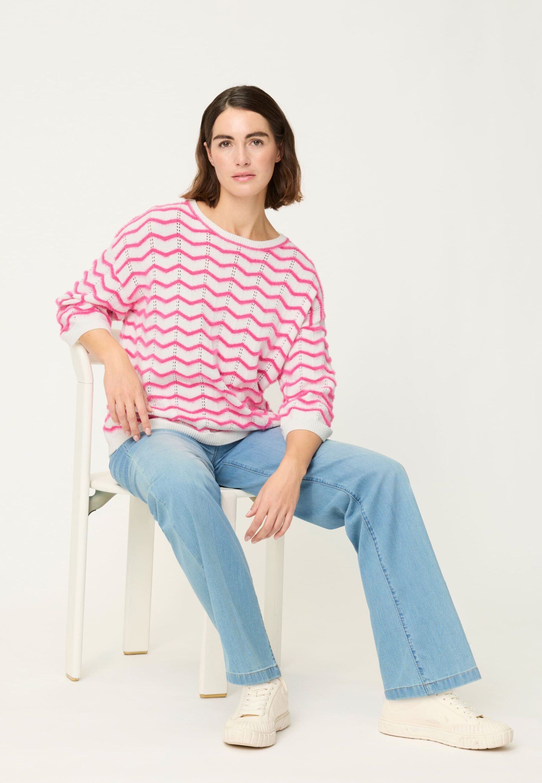 Pull motif vague Olsen 11004835