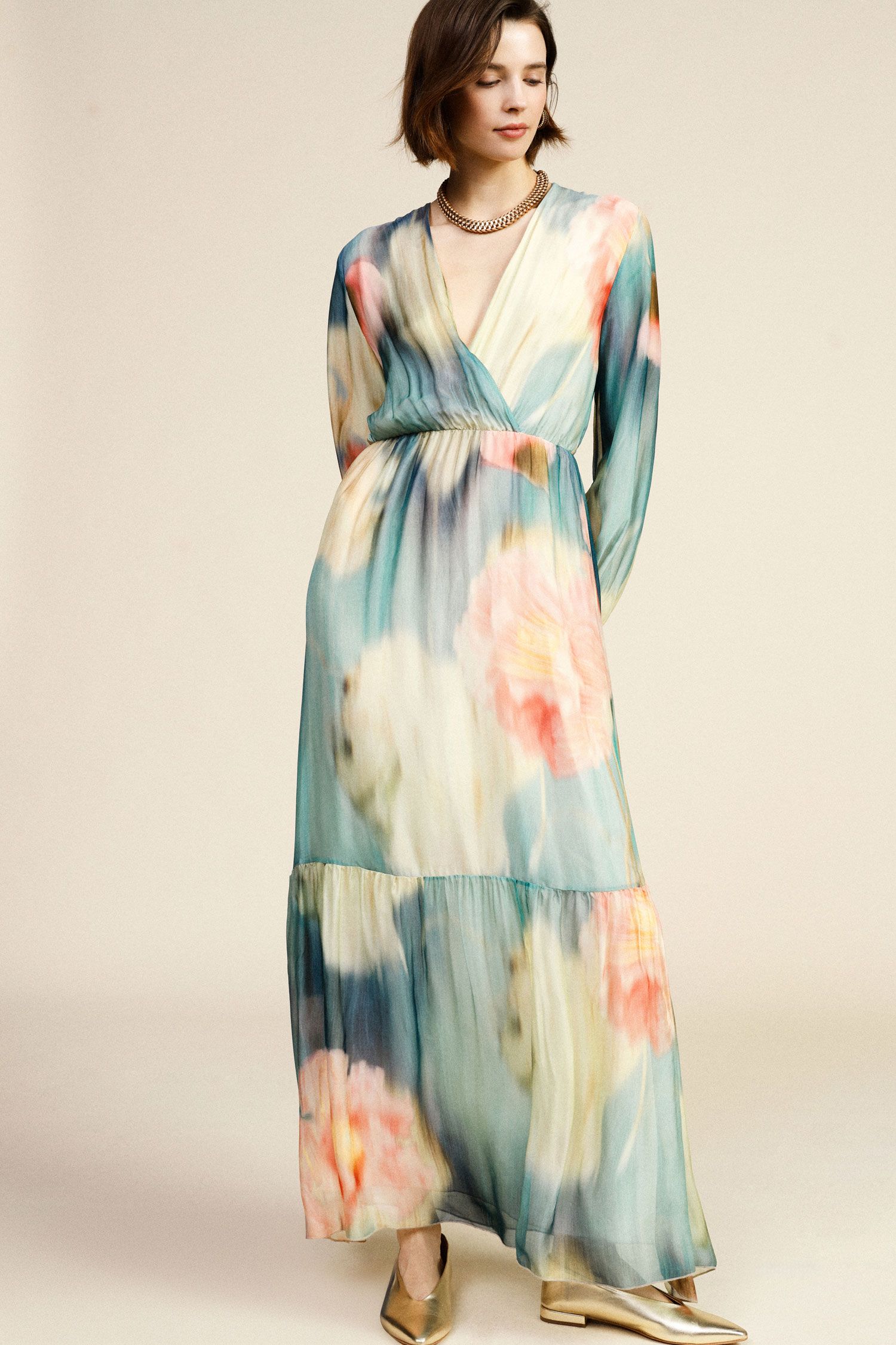 Robe longue tie and dye DIXIE 3998