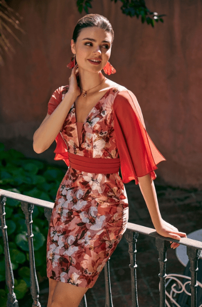 Robe de cocktail RO710 collection Créatif Paris
