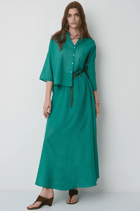 Chemise ample voile de coton BSB 216024