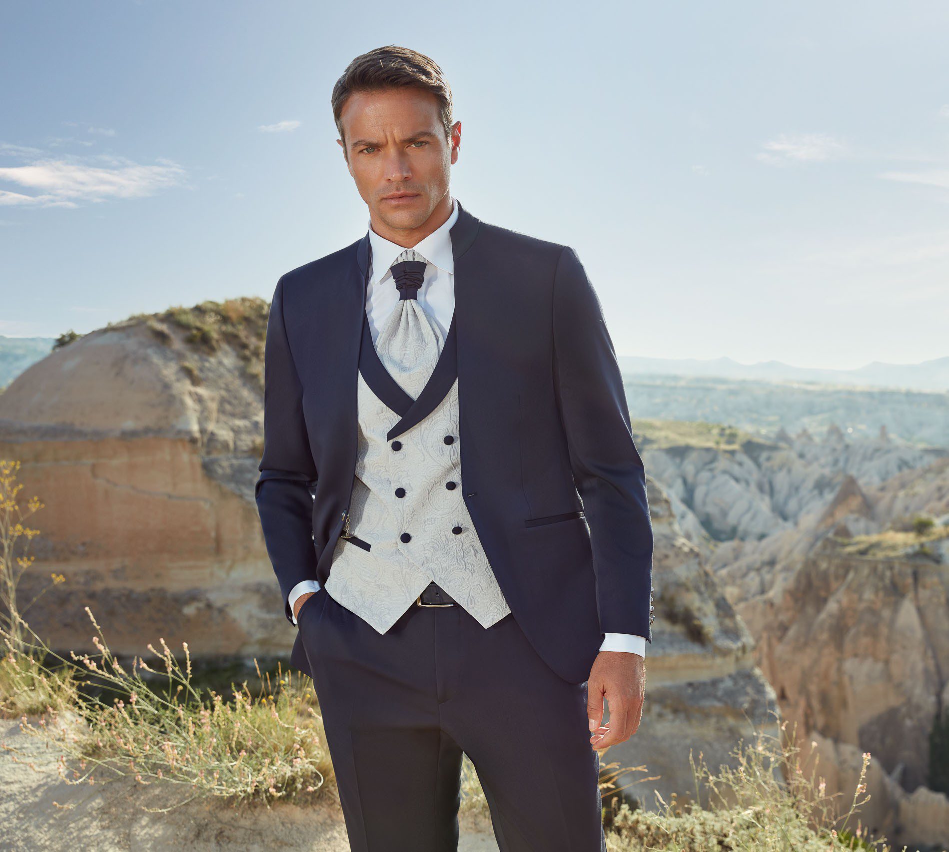 Costume total look col droit Adimo DUBLIN 1017 440