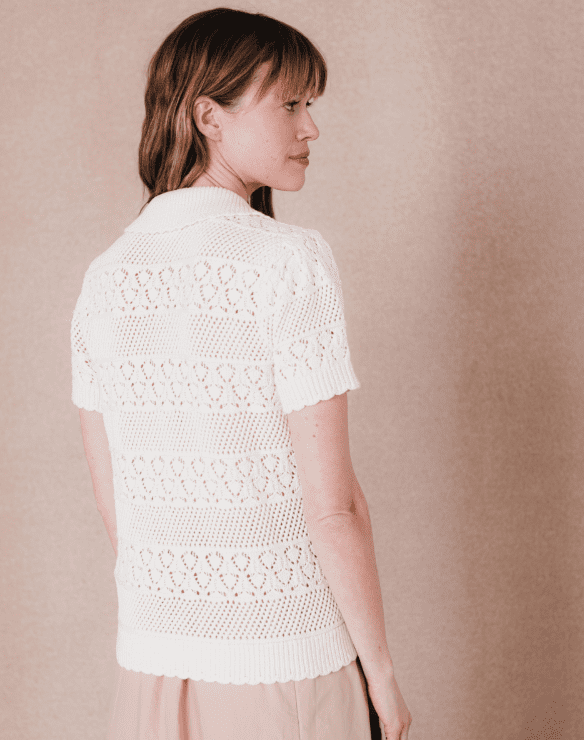 Polo crochet ajouré C'est beau la vie PU300 – Image 2