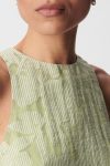 IKKS-TOP~SANS~MANCHES~VERT~MIX~MOTIFS~RAYURES~ET~VEGETAL~FEMME-B311095-52_4 Top motif floral dévoré IKKS B311095
