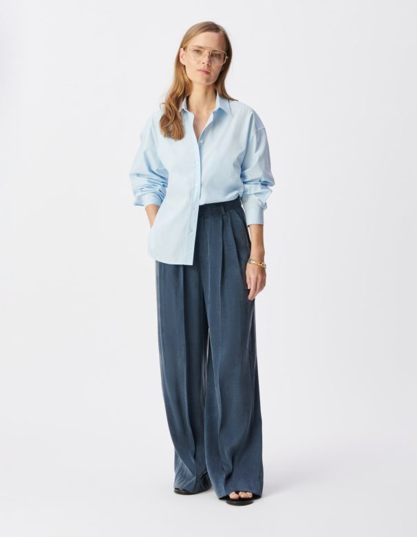 p2912258_307259_1_69aed3ef7af02 Pantalon large cupro IKKS B322035