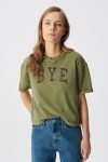 IKKS-TEE~SHIRT~KAKI~COTON~BIO~MESSAGE~LEOPARD~BRODE~FEMME-B310365-56_1 Tee shirt message léopard brodé IKKS B310365