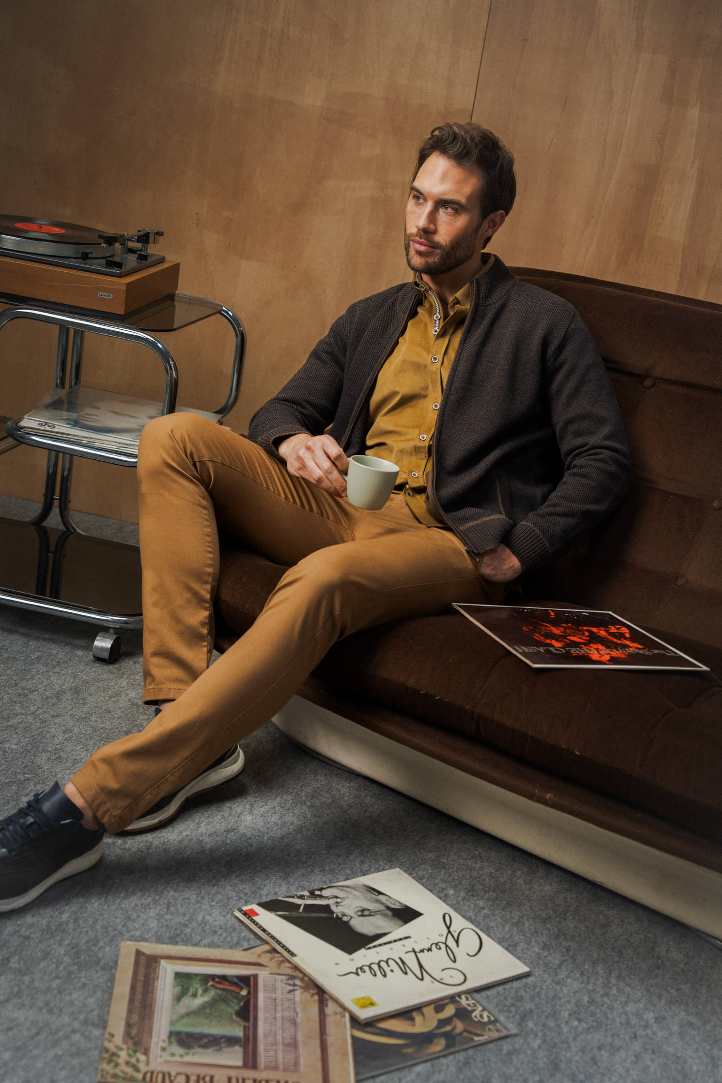 Gilet zippé bicolore Dario Beltran 5277J05
