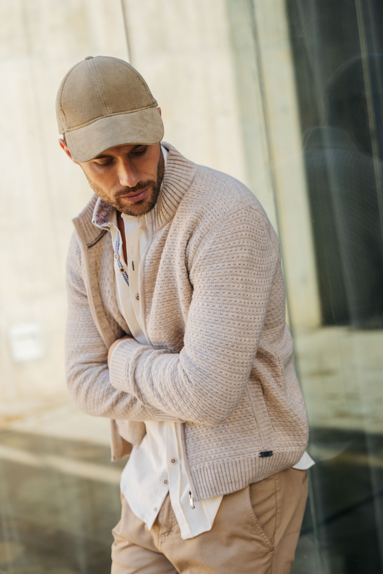 Gilet zippé grosses mailles Dario Beltran 5278J05