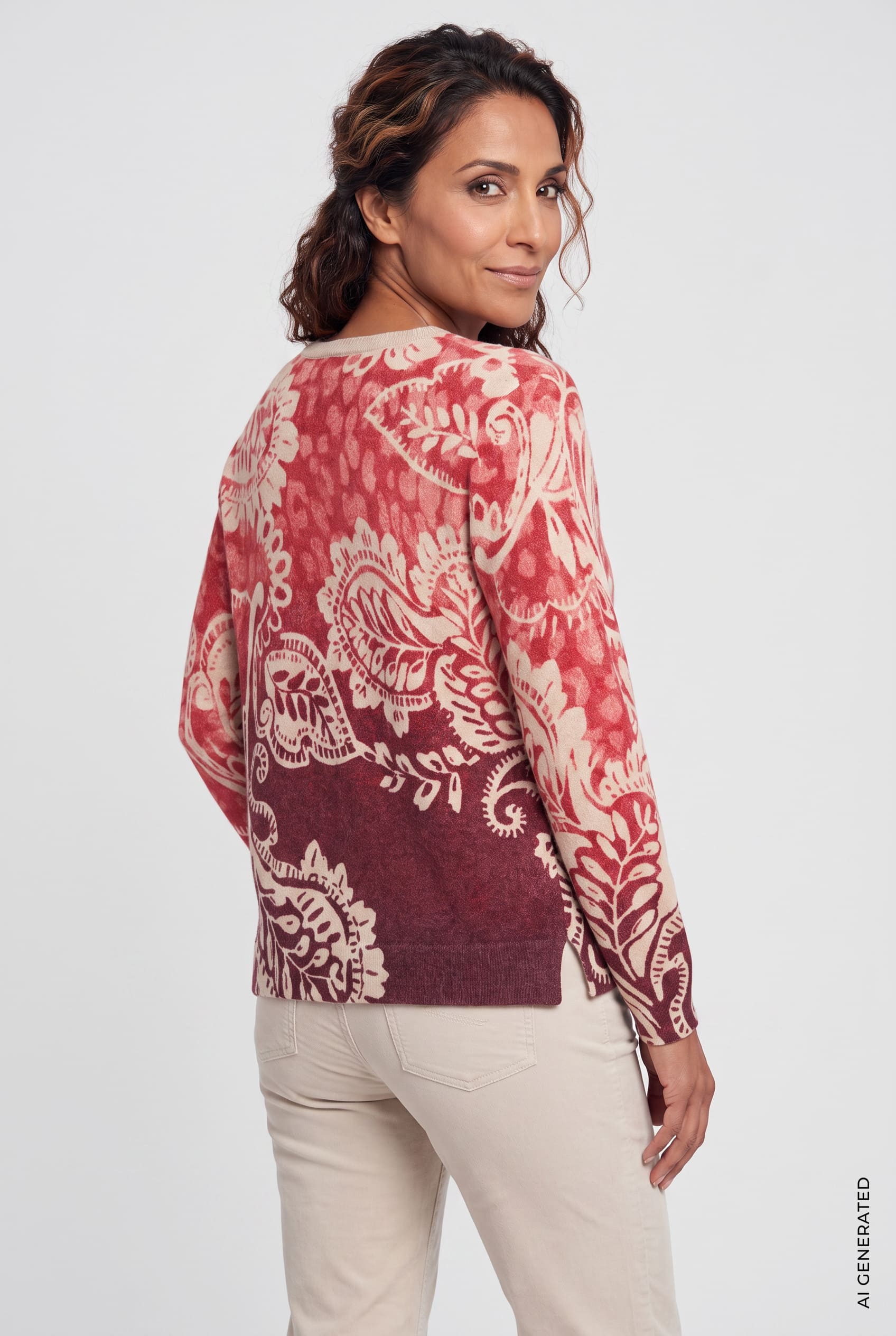 Pull imprimé dégardé Olsen 11004883