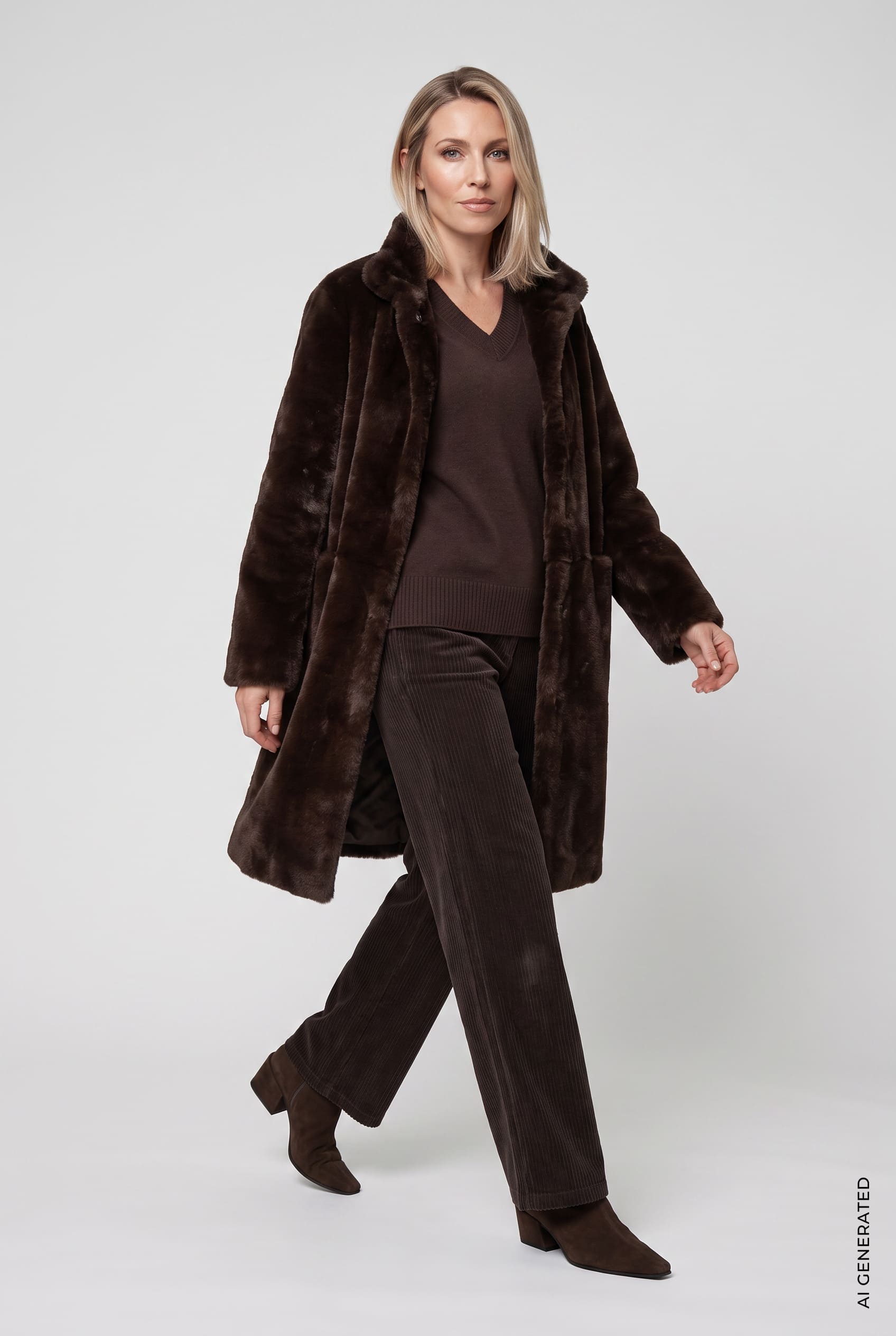Manteau fausse fourrure Olsen 15101453
