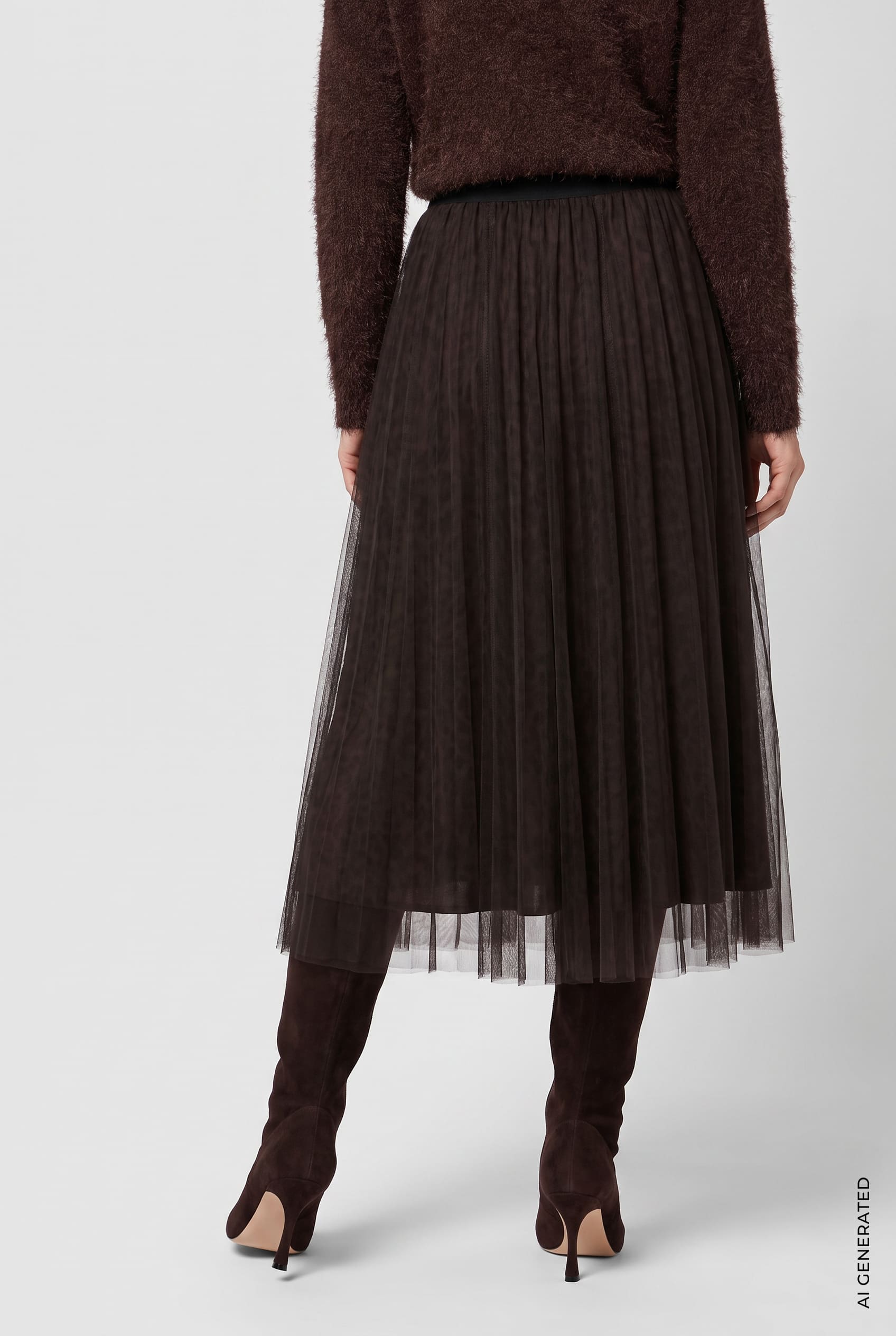 Jupe tulle léopard Olsen 16001533