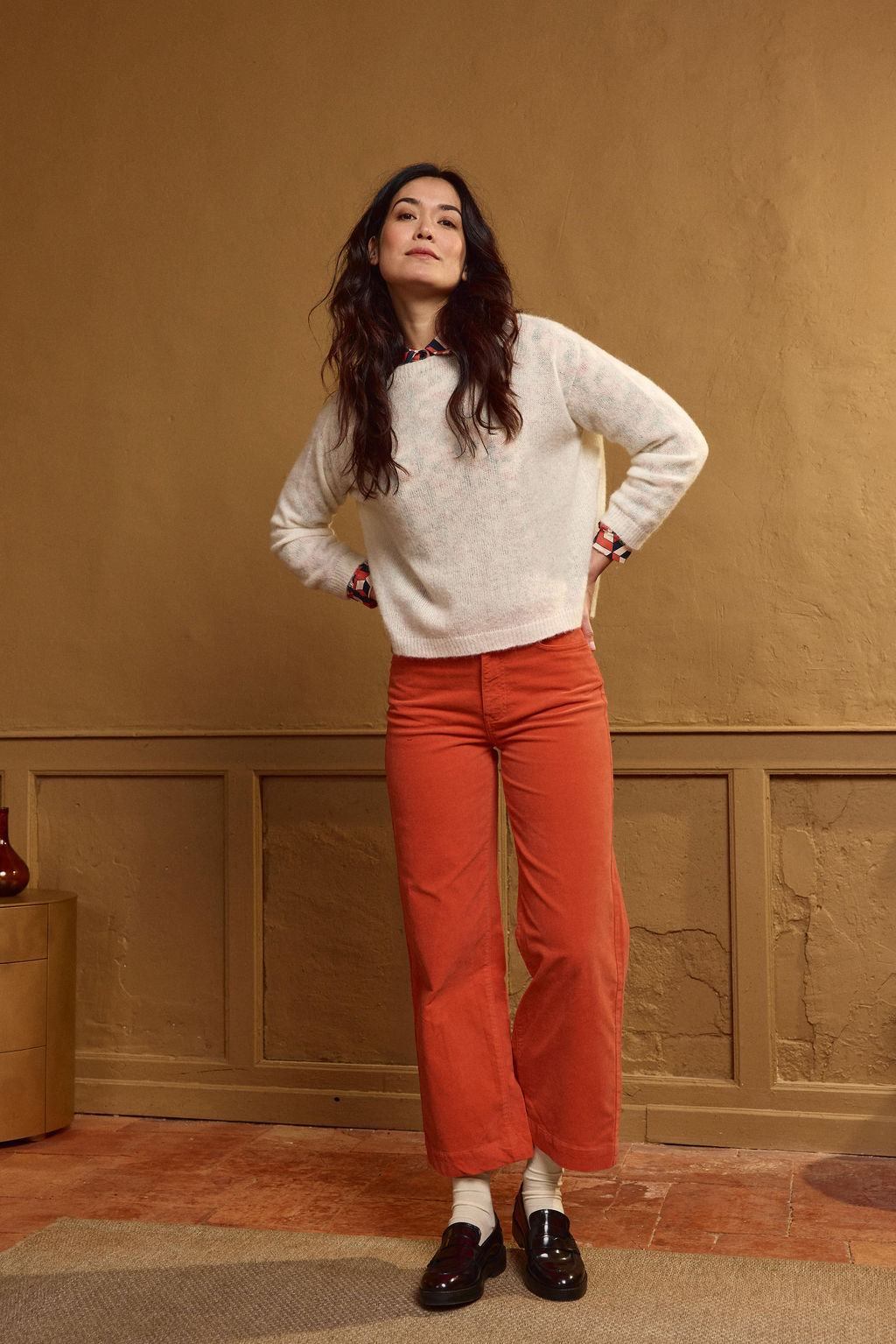 Pantalon velours ras large Lola Espeleta PA141