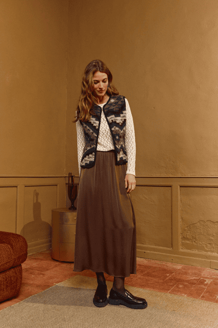 Gilet sans manches imprimé Lola Espeleta VT520