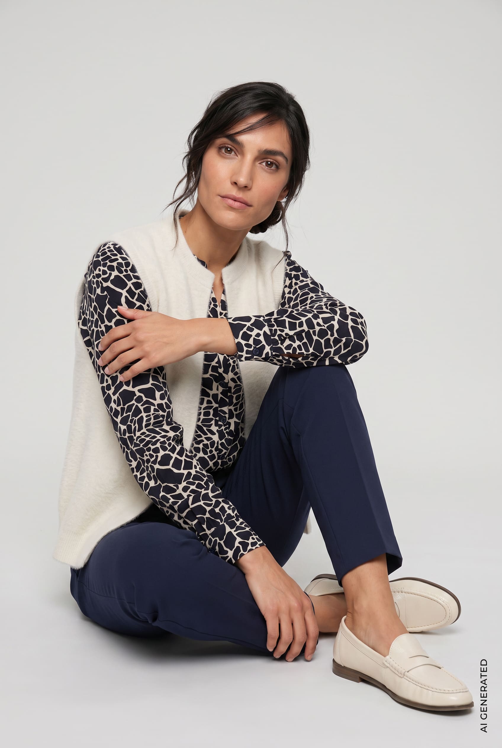Gilet sans manches poilu Olsen 11004964