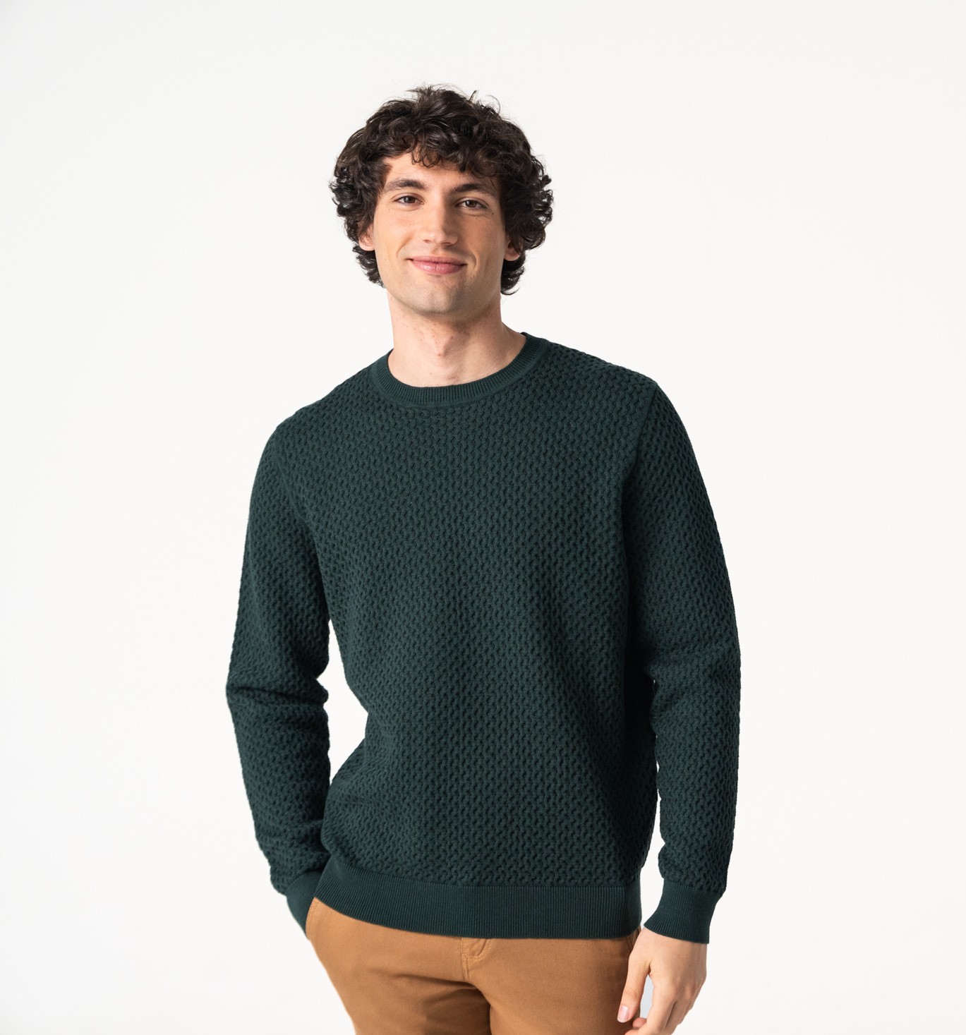 Pull petites torsades Dario beltran 5264J01
