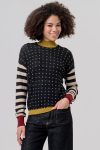 Pull col montant à motifs Surkana FUNN232
