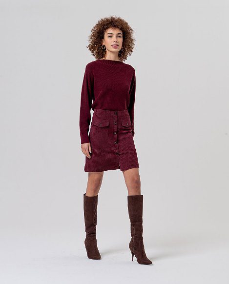 Mini jupe imprimée Surkana XIRO616
