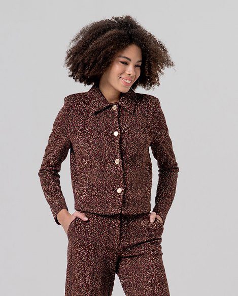 Veste imprimée lamé Surkana BUTS315