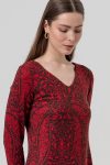 Robe manches longues imprimée Surkana JILA717