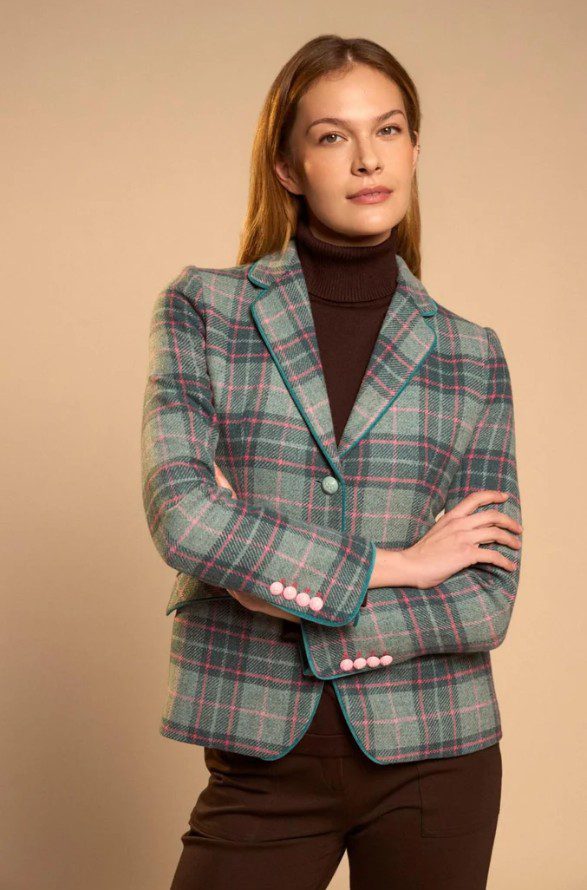 Veste blazer écossaise Tinta CEFALU