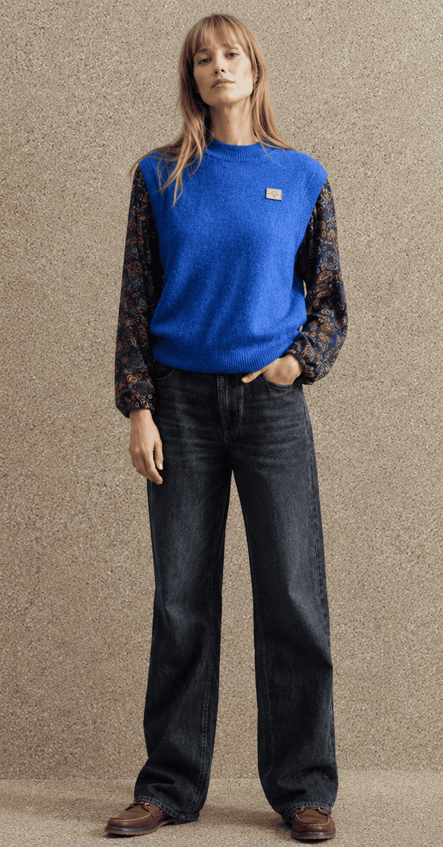 Pull sans manches C'est beau la vie PU505