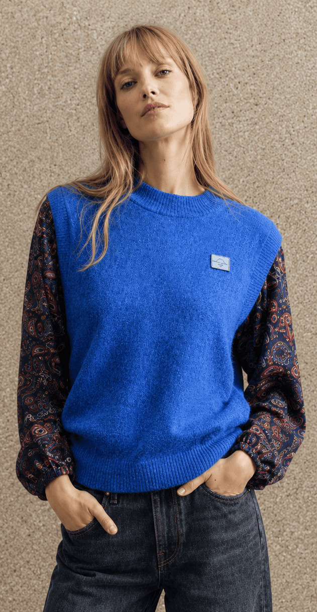 Pull sans manches C'est beau la vie PU505