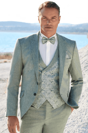 Costume gilet imprimé croisé Adimo DALLAS