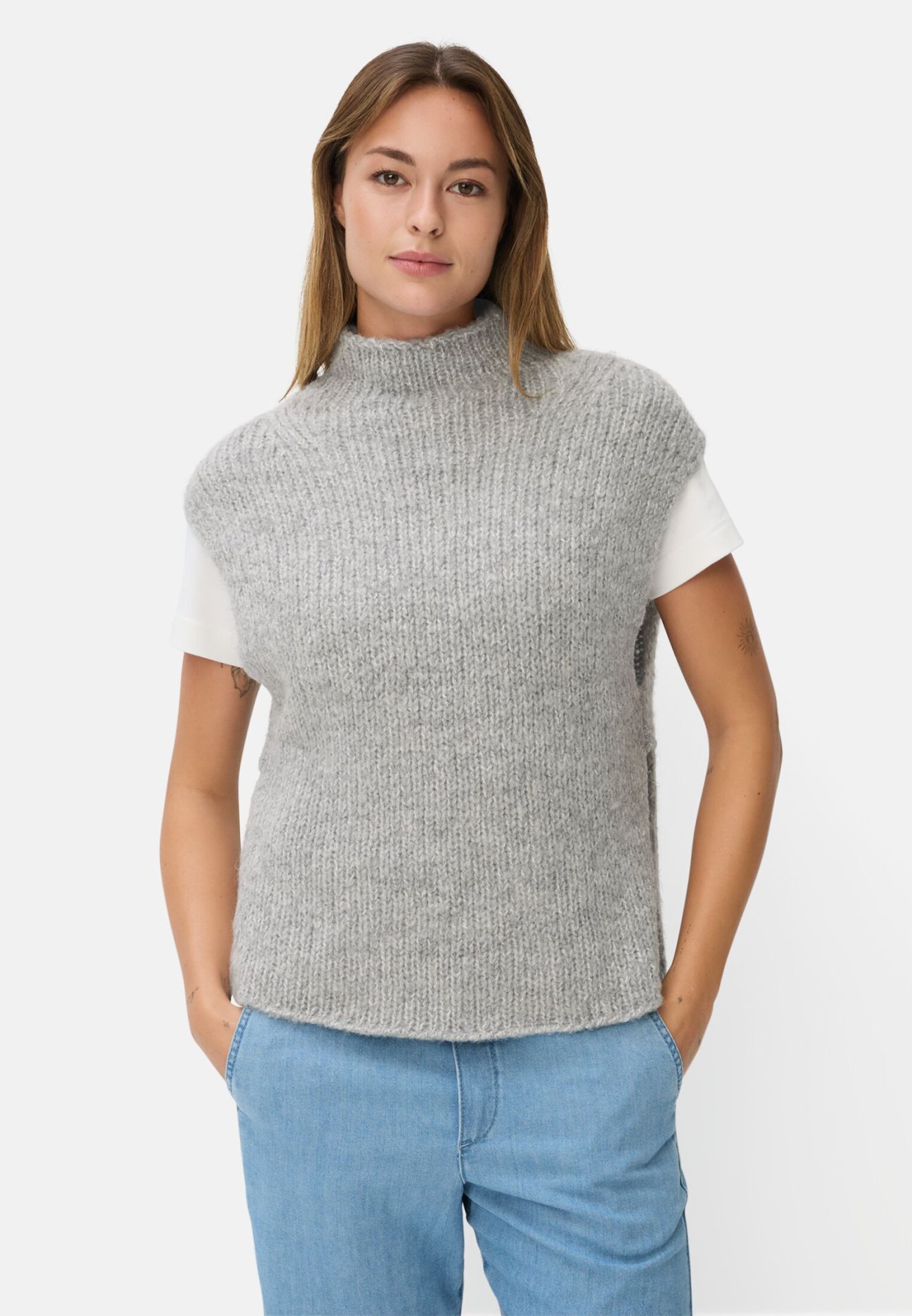 Pull col montant sans manches Camel Active 309594 8K75
